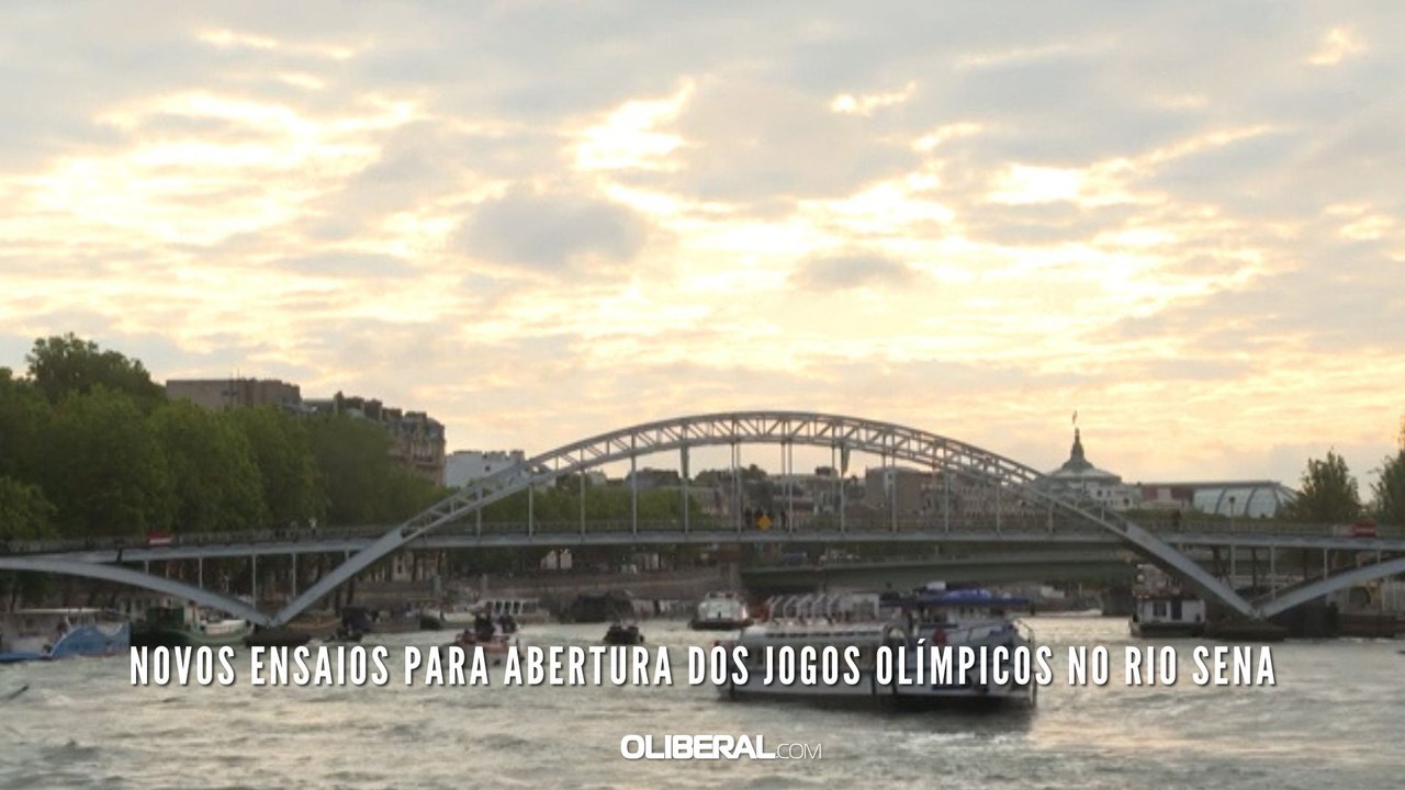 Novos ensaios para abertura dos Jogos Olímpicos no rio Sena