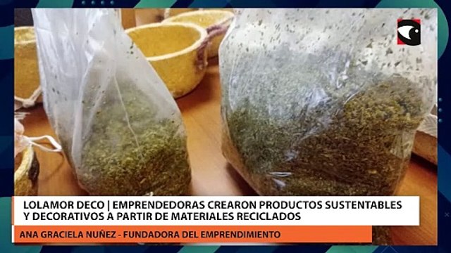 Lolamor Deco | Emprendedoras crearon productos sustentables y decorativos a partir de materiales reciclados