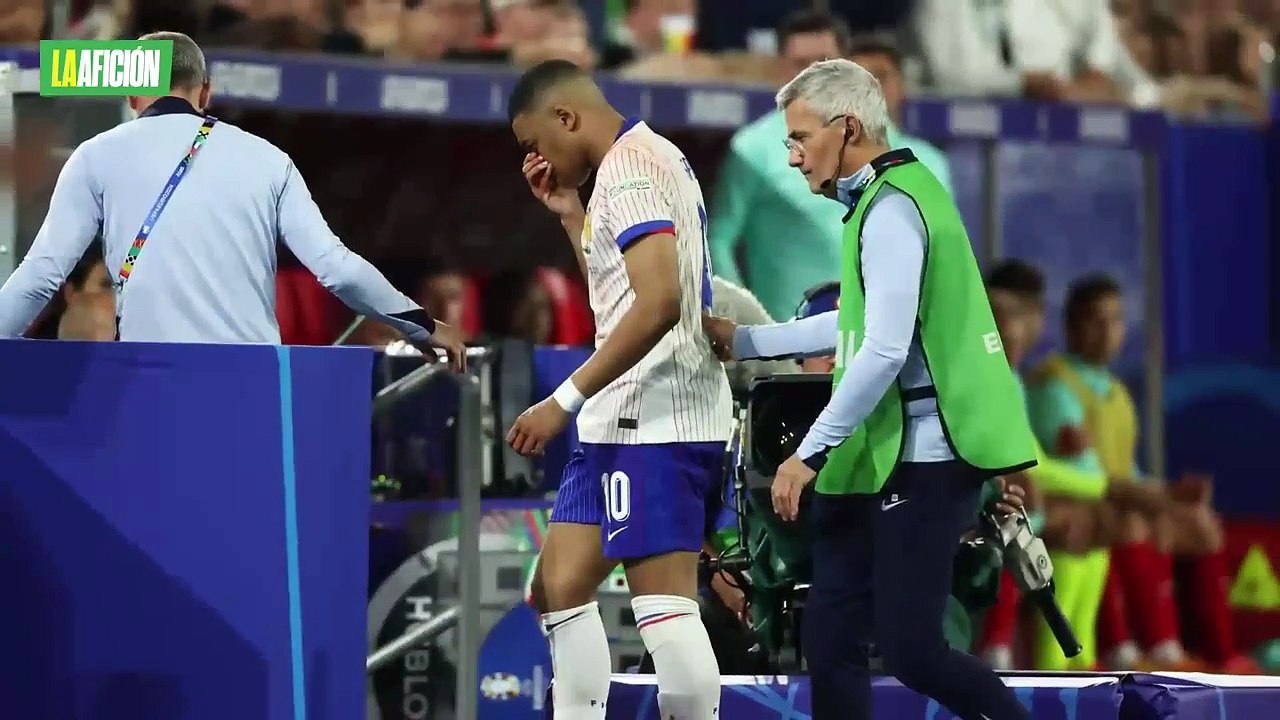 ¡Preocupación en Francia! Mbappé sufre terrible accidente durante la Eurocopa