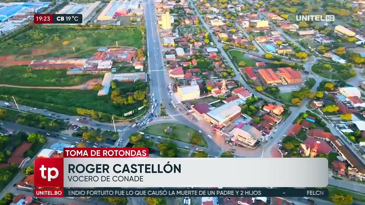 Vecinos se concentran en rotondas tras llamado del Conade en Santa Cruz