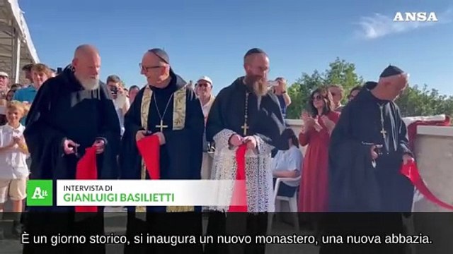 Norcia, inaugurata la nuova abbazia di San Benedetto