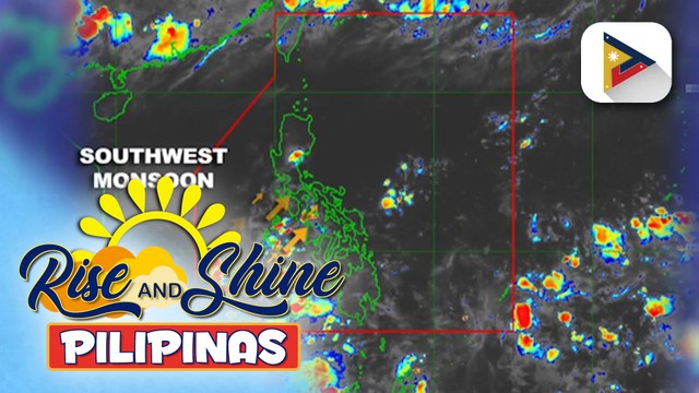 Habagat, magpapaulan sa Western Luzon at silangang bahagi ng Visayas; Localized thunderstorm, asahan sa nalalabing bahagi ng bansa