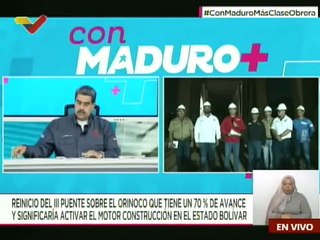 Download Video: Min. Ramón Velásquez lidero la reactivación del III puente sobre el río Orinoco en el estado Bolívar