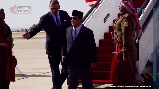 Momen Prabowo Temui Raja Yordania Abdullah II Bin Al-Hussein Bahas Bantuan Untuk Gaza