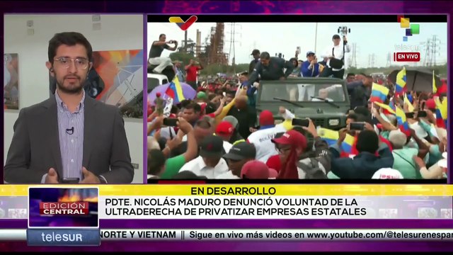 Presidente Nicolás Maduro denunció planes de la ultraderecha de privatizar empresas estatales