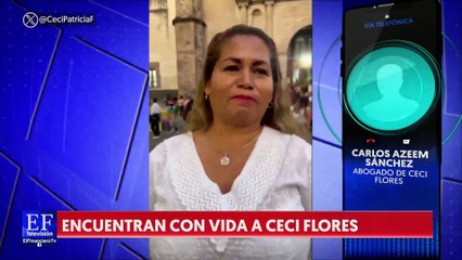 Hallan con vida a la activista Ceci Flores