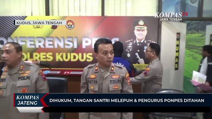 Dihukum, Tangan Santri Melepuh & Pengurus Ponpes Ditahan