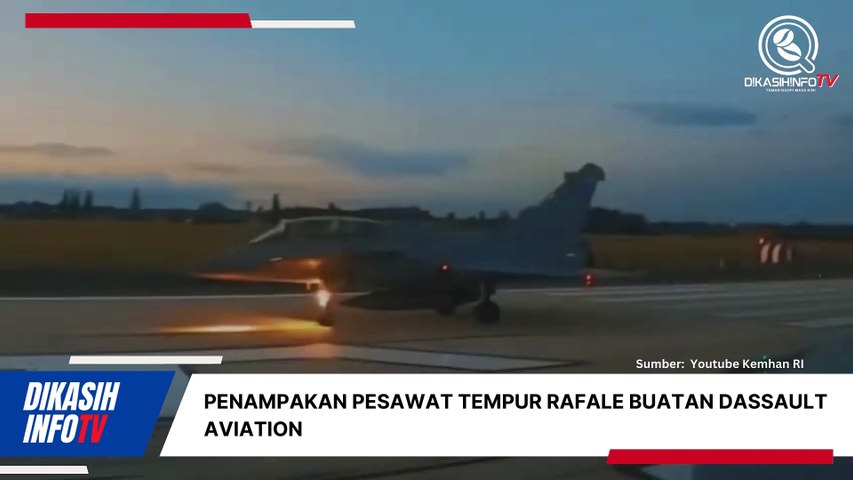 Begini Penampakan Pesawat Tempur Rafale Buatan Dassault Aviation