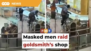 Shot fired as masked men raid goldsmith’s shop