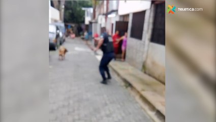 tn7-Policía dispara contra perro en Heredia-170624