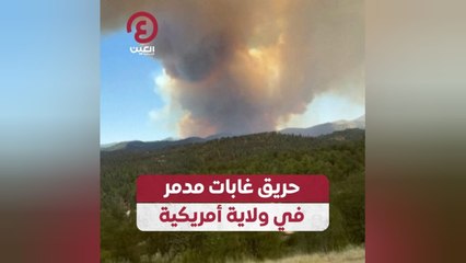 حريق غابات مدمر في ولاية أمريكية