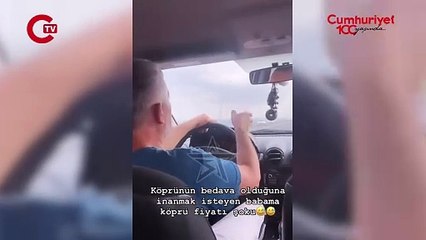 Köprüyü bedava sandı: Ödediği parayı görünce şok oldu!