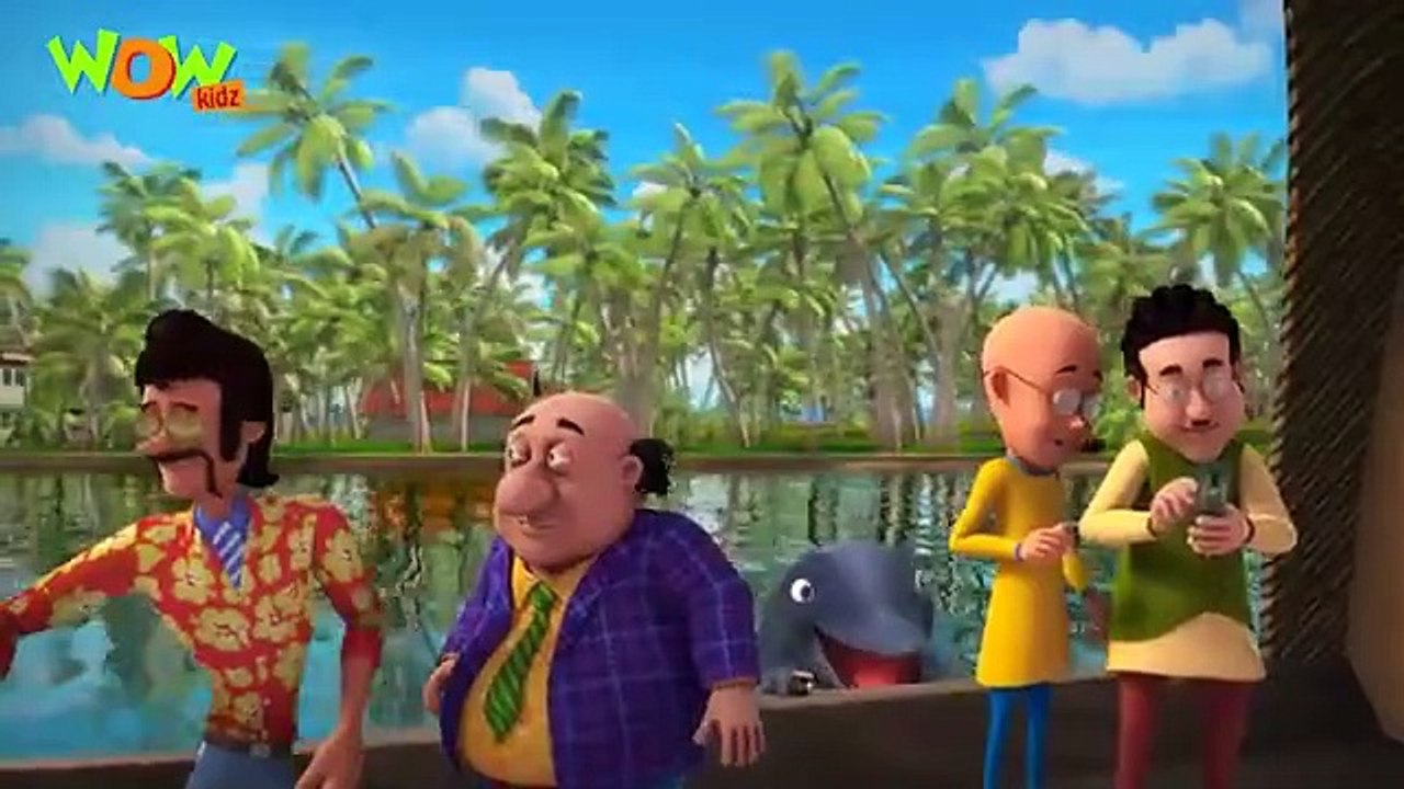 Dolphins In Danger _ Motu Patlu New _ S13 _ Cartoons For Kids _ _spot(360P)