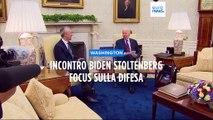 Il segretario della Nato Stoltenberg incontra Biden alla Casa Bianca, colloquio su Ucraina e Difesa