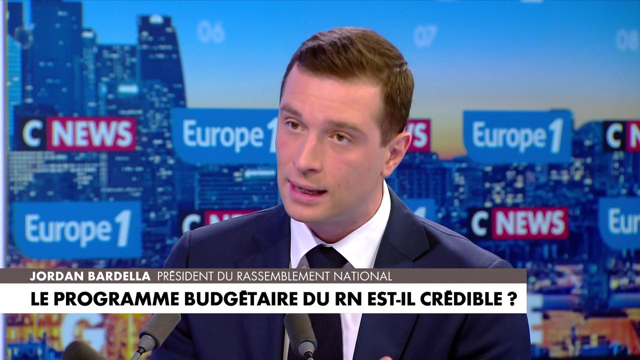 Jordan Bardella : «Voici mes priorités : le pouvoir d’achat, la sécurité, l’immigration et l’accès à la santé»