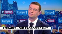 «Nous allons abroger la réforme des retraites», promet Jordan Bardella