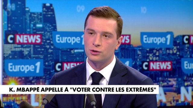 Jordan Bardella : «Je suis un peu gêné de voir ces sportifs qui gagnent beaucoup d’argent, donner des leçons à des gens qui n’arrivent plus à boucler les fins de mois»