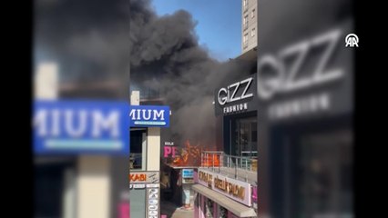 Avcılar'da iş yerinde yangın