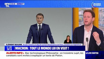 Emmanuel Macron: sur le terrain, "on entend de la colère", remarque Clément Beaune