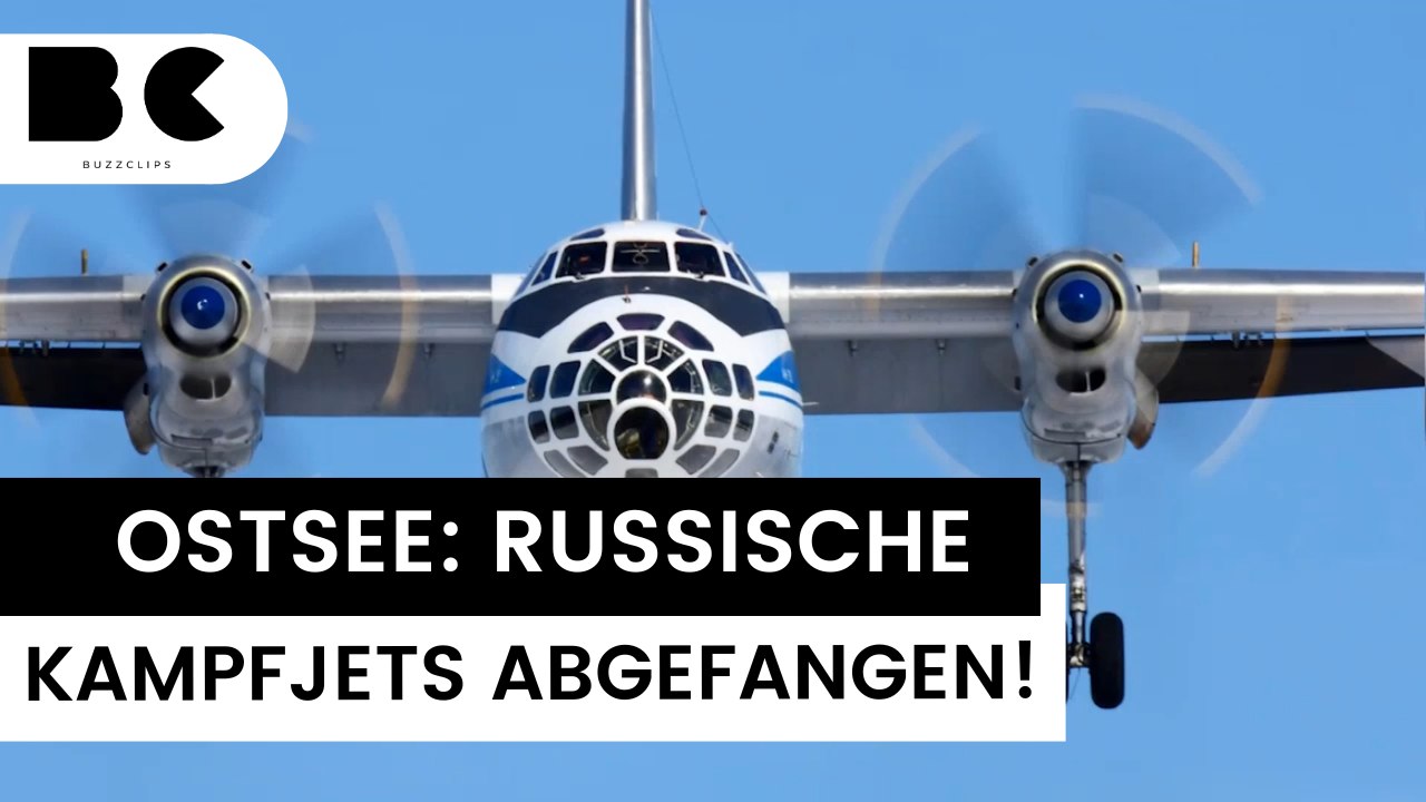 Dutzende kampfjets und bomber: nato fängt russische flugzeuge ab!