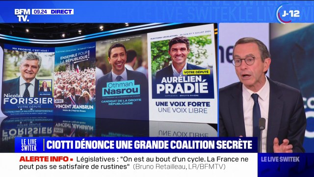 Législatives: les candidats LR dénationalisent leurs tracts pour s'adapter à leur circonscription, selon Bruno Retailleau