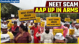 NEET Controversy: AAP Stages Protest At Jantar Mantar: Accuses Modi Government of Scam| Oneindia