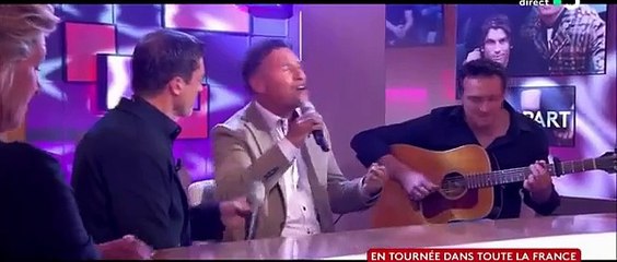 Les Worlds Apart interprètent leur reprise du tube “Je te donne”, sorti en 1996, en direct sur le plateau de "C à vous" sur France 5 - Regardez