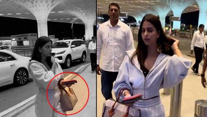 Suhana Khan के Bag का Price सुनकर उड़ जाएंगे होश, Airport Video Viral