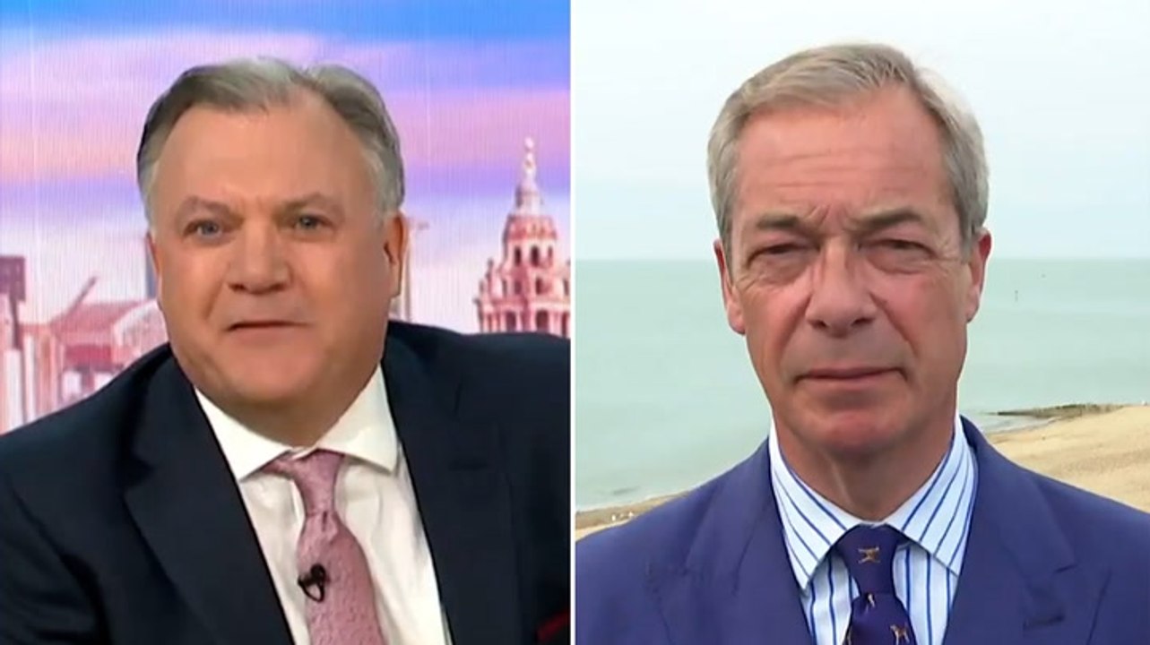 Ed Balls clashes with Nigel Farage on ‘who would benefit most’ from Reform UK tax proposals