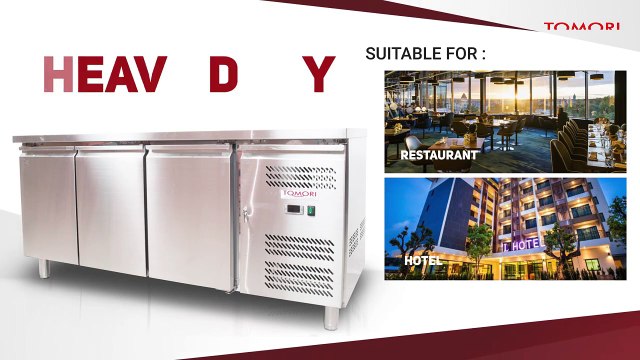 KITCHEN REFRIGERATOR FULL STAINLESS STEEL ANTI KARAT - TOMORI KITCHEN REFRIGERATOR