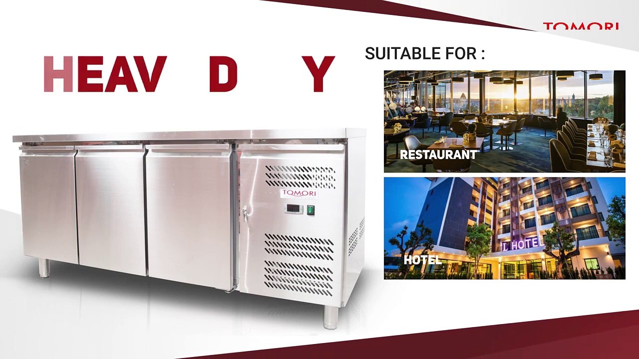 KITCHEN REFRIGERATOR FULL STAINLESS STEEL ANTI KARAT - TOMORI KITCHEN REFRIGERATOR