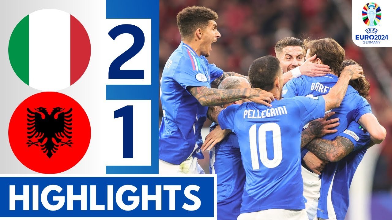 Italy vs Albania (21) All GOALS & Extended HIGHLIGHTS UEFA Euro 2024