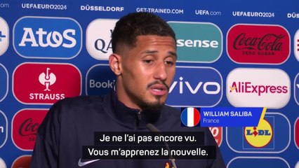 Saliba : "Que Mbappé revienne le plus rapidement possible"