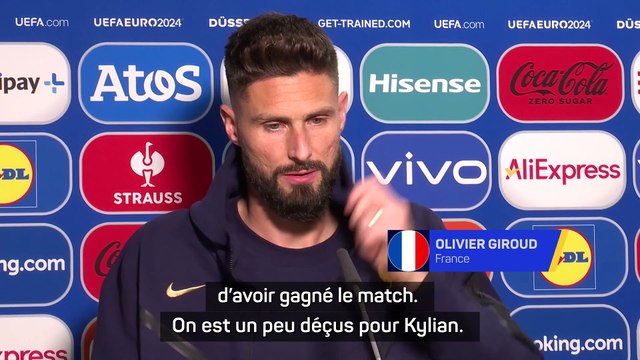 Giroud : On espère voir Mbappé revenir le plus vite possible