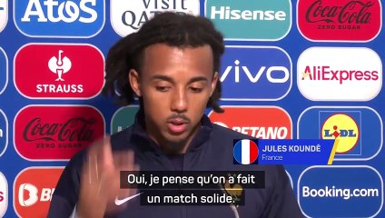 Koundé Satisfied with France's Narrow Win Over Austria ⚽