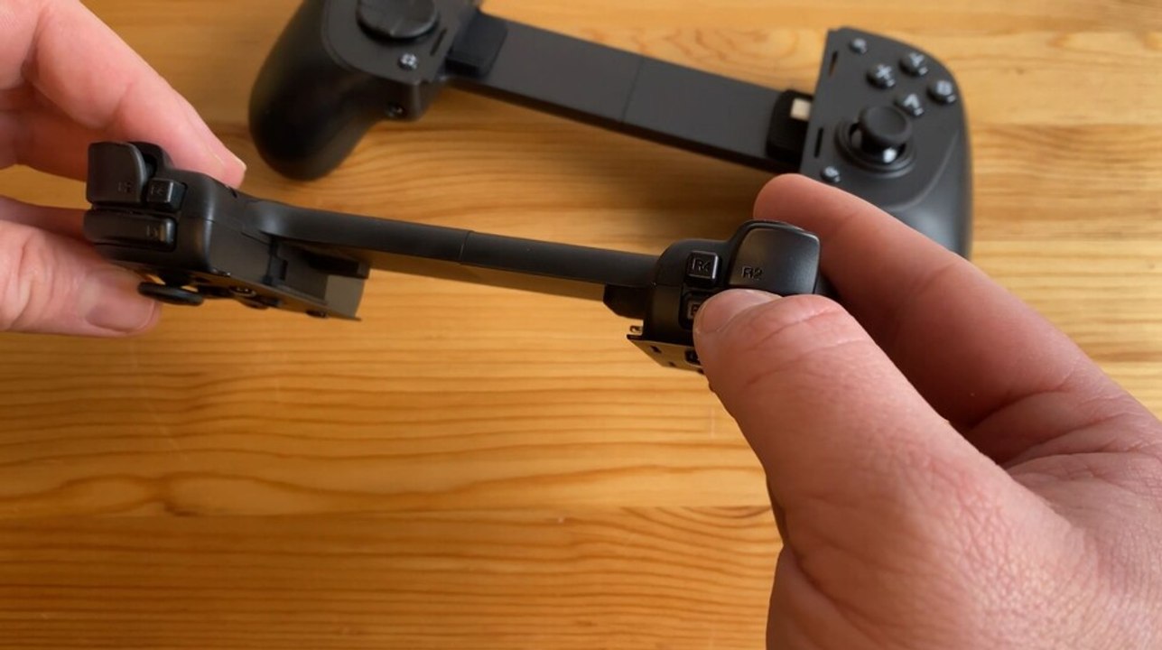 Razer Kishi Ultra und Kishi V2 Schultertasten Klickvergleich