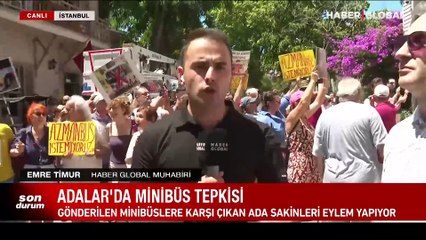 İETT'nin minibüsleri Adalar'da istenmiyor, eylem devam ediyor