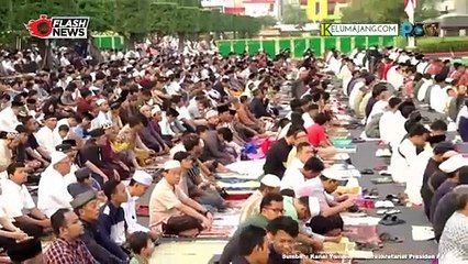 Presiden Jokowi Sholat Idul Adha 1445 H di Simpang Lima Semarang
