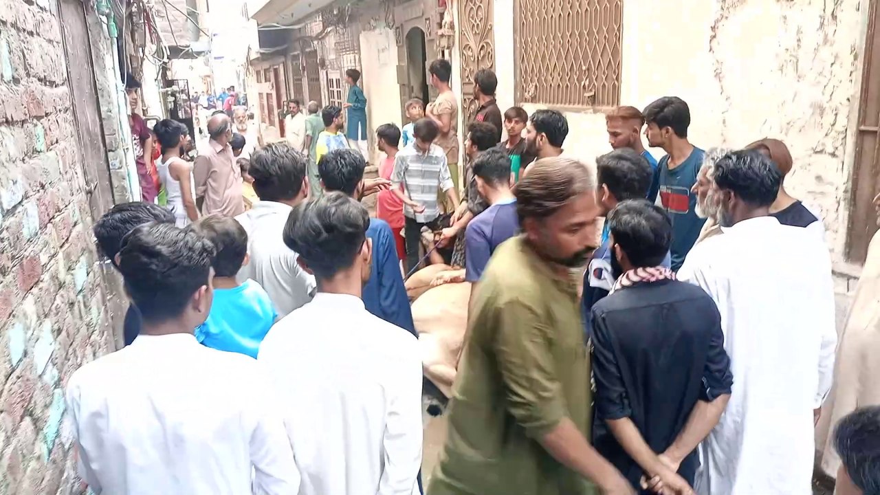 عید کے قربانی کے مناظر