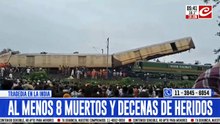 Tragedia en las vías: choque de trenes deja varios muertos y decenas de heridos