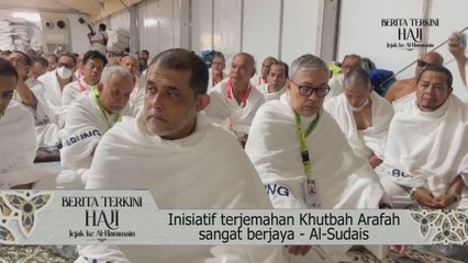 Inisiatif terjemahan Khutbah Arafah sangat berjaya - Al-Sudais