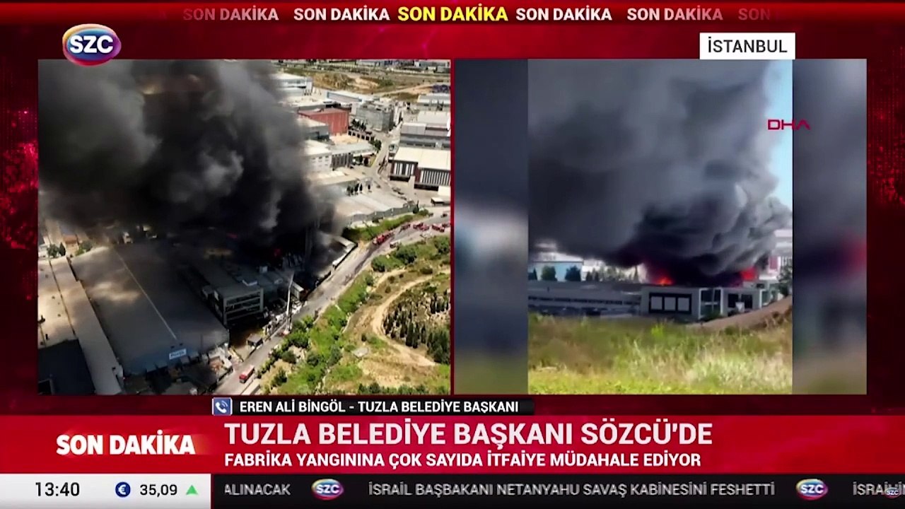 Tuzla Belediye Başkanı SÖZCÜ TV'de yangına dair açıklamalarda bulundu