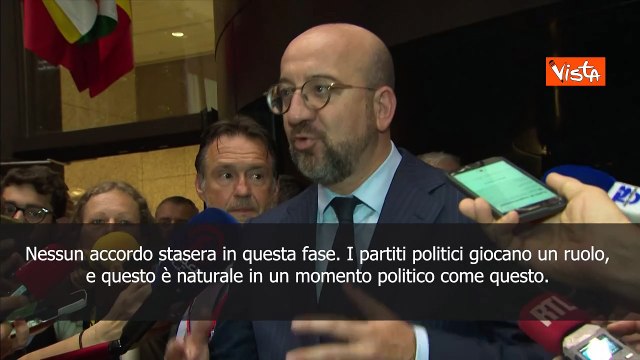 Commissione Ue, Michel: Nessun accordo al vertice informale