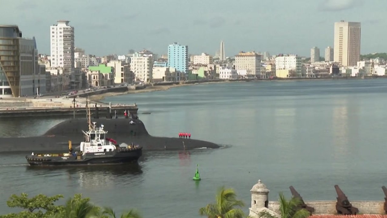 Nuclear-powered Russian sub leaves Havana ahead of expected military drills in Caribbean