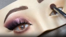 Makeup symphony: Makeup artist breathes life into an eye dummy