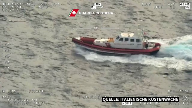 Mittelmeer: Küstenwache sucht dutzende vermisste Migranten
