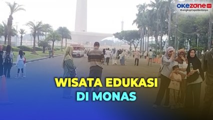Libur Anak Sekolah, 2 Ribu Pengunjung Serbu Monas