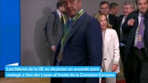 Los líderes europeos reclaman compromisos a Von der Leyen antes de reelegirla al frente de la Comision