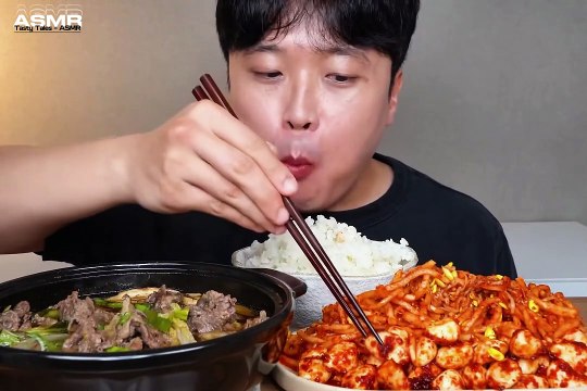 Boiled Meat With SPICY CABBAGE Mouth Watering | ASMR Mukbang