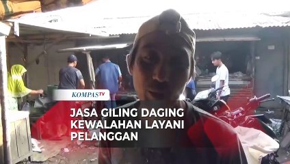 Lapak Jasa Penggilingan Daging, Diserbu Pelanggan saat Iduladha